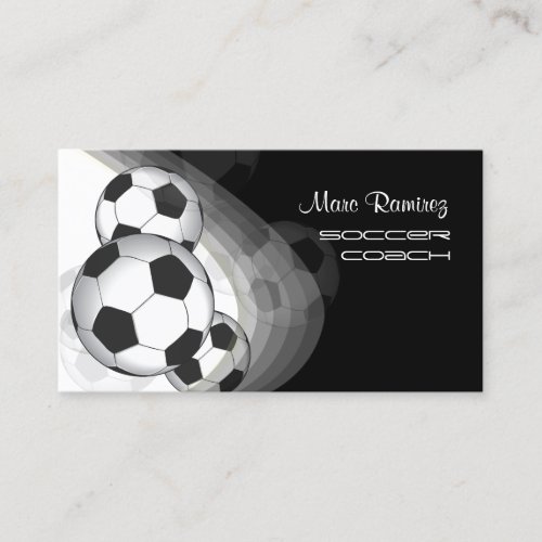 Soccer coach/soccer moms calling cards business card templates