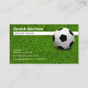 Soccer Coach   Sport Business Card