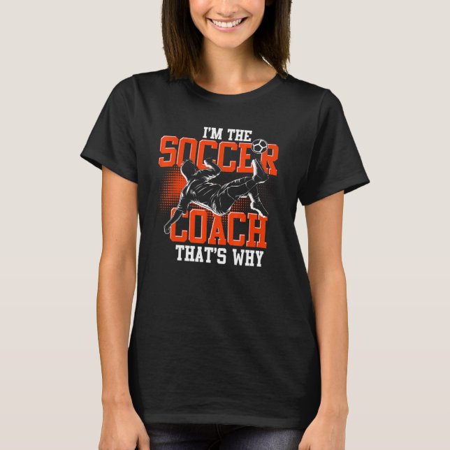 Soccer Coach Sport Trainer Athlete Training Coach T-Shirt (Front)