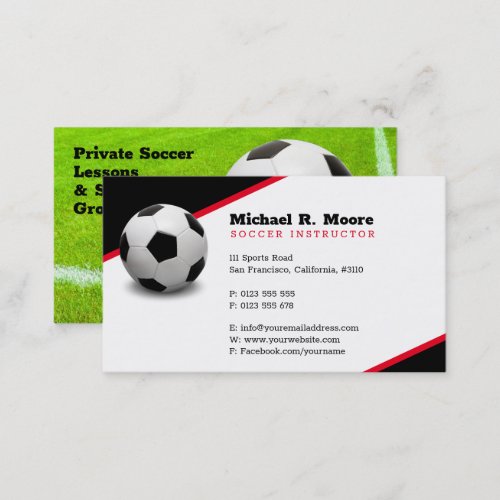 Soccer Coach  Sports Gifts Business Card