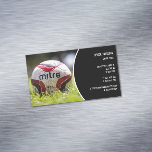 Soccer Coach  Sports Gifts Business Card Magnet