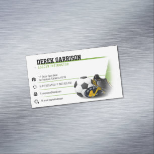 Soccer Coach Sports Gifts Business Card Magnet