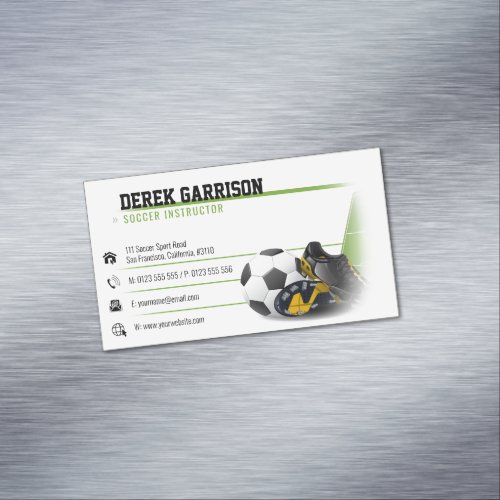 Soccer Coach  Sports Gifts Business Card Magnet