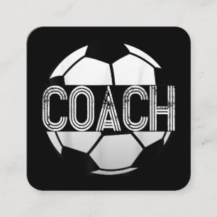 Soccer Coach T-Shirt Great Sports Coaching Square Business Card