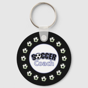 Soccer Coach Thank You, Balls Keychain