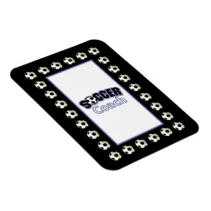 Soccer Coach Thank You, Balls Magnet