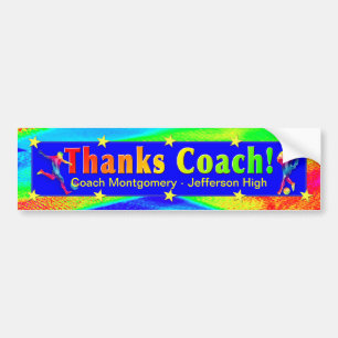 Soccer Coach Thank You Bumper Sticker