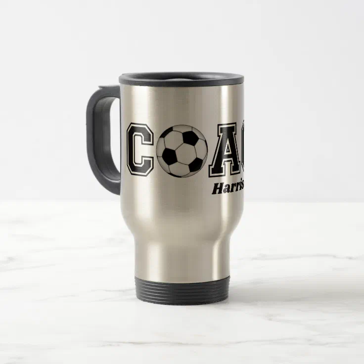Soccer coach thank you gift coffee tea mug | Zazzle
