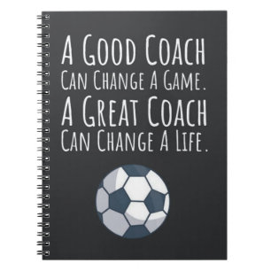 Soccer Coach Thank You Notebook