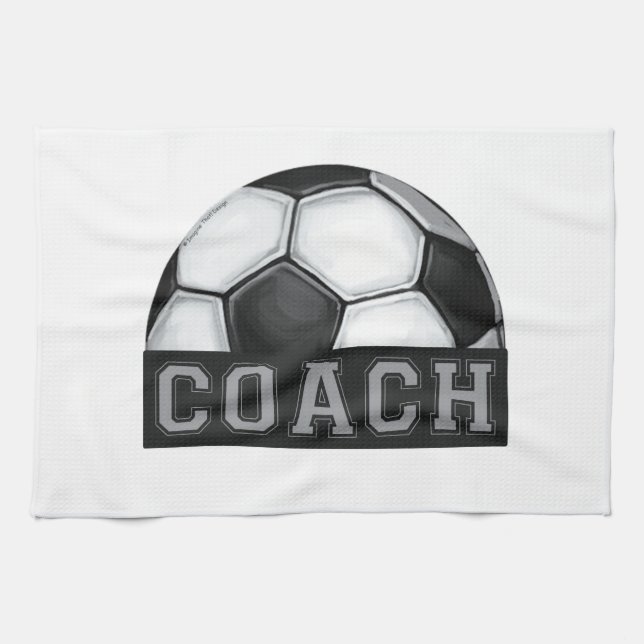 Soccer Coach Towel (Horizontal)