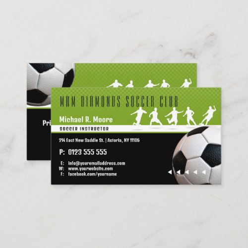 Soccer Coach Trainer  Sports Gifts Business Card