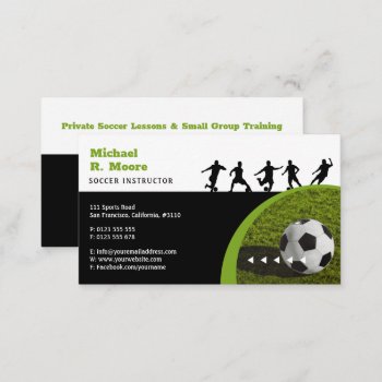 Soccer Coach Trainer | Sports Gifts Business Card by bestcards4u at Zazzle