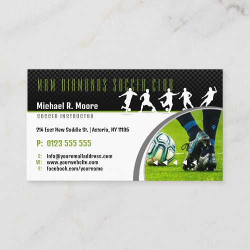 Soccer Coach Trainer  Sports Gifts Business Card