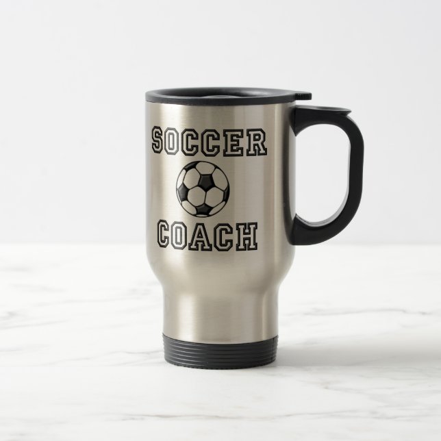 Soccer Coach travel mug (Right)
