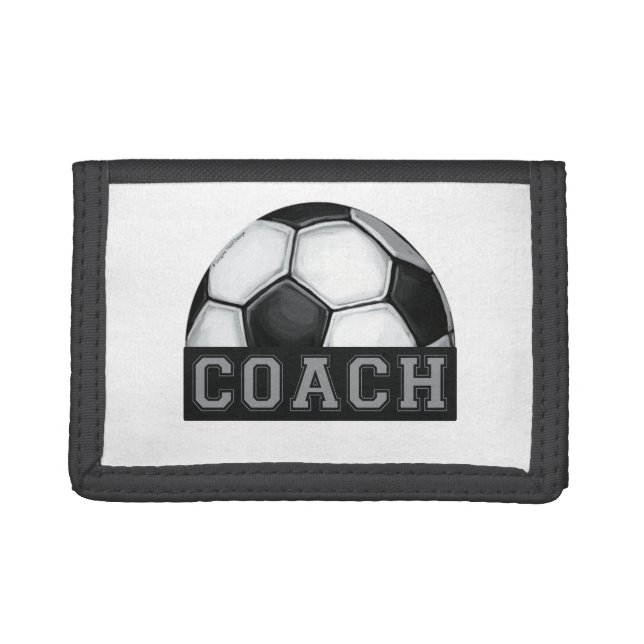 Soccer Coach Tri-fold Wallet (Front)