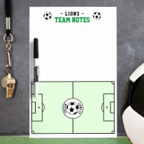 Soccer Coaching Team Planner Dry Erase Board