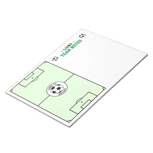Soccer Coaching Team Planner Notepad