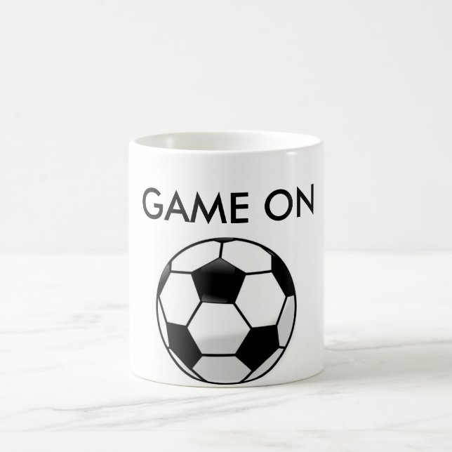Soccer coffee mug. mug (Center)