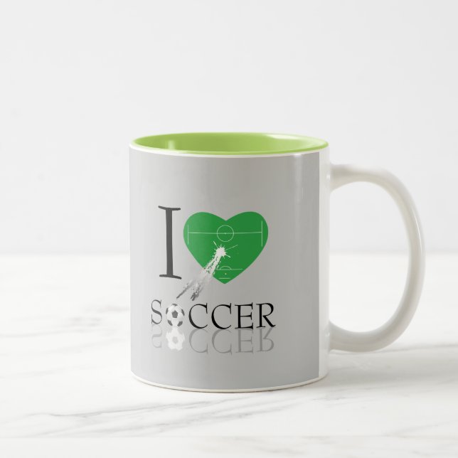 Soccer Coffee mug two tone (Right)