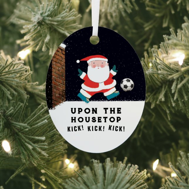 Soccer Collectible Metal Ornament (Insitu)