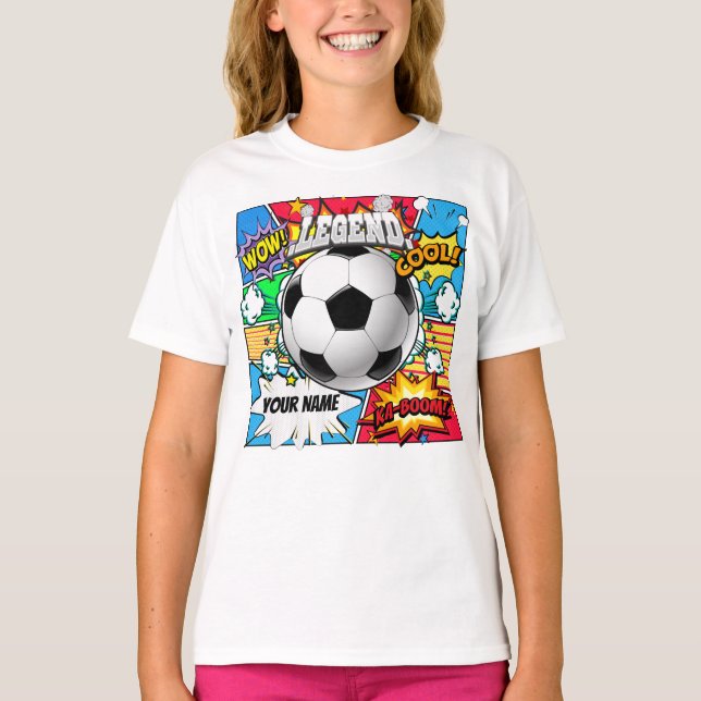 Soccer Comic Book T-Shirt (Front)