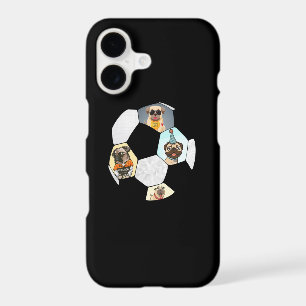 Soccer Cool Dog Pug Life Pug Birthday Cute Pug iPhone 17 Case