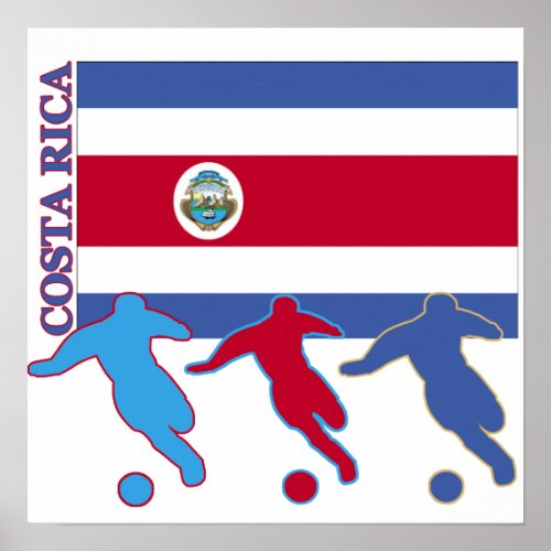 Soccer Costa Rica Poster