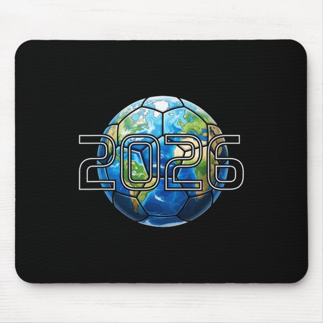 Soccer Covers The Globe 2026  Mouse Pad (Front)
