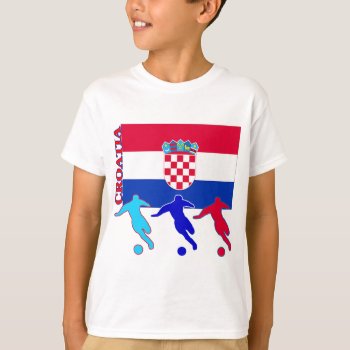 Soccer Croatia T-shirt by nitsupak at Zazzle