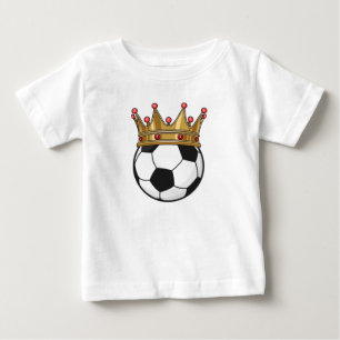 Soccer Crown King Baby T-Shirt