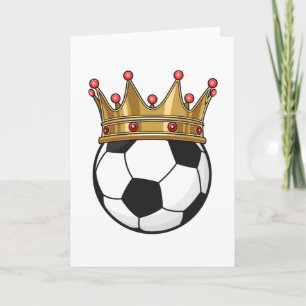 Soccer Crown King Card