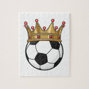 Soccer Crown King Jigsaw Puzzle