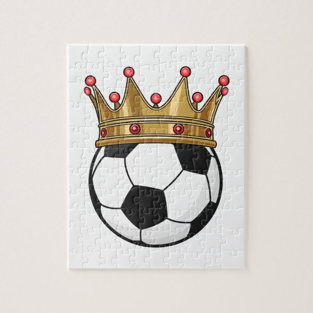 Soccer Crown King Jigsaw Puzzle (Vertical)