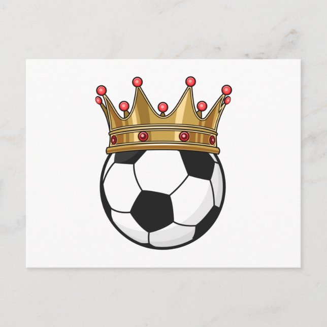 Soccer Crown King Postcard (Front)