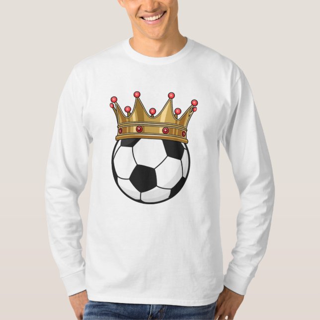 Soccer Crown King T-Shirt (Front)