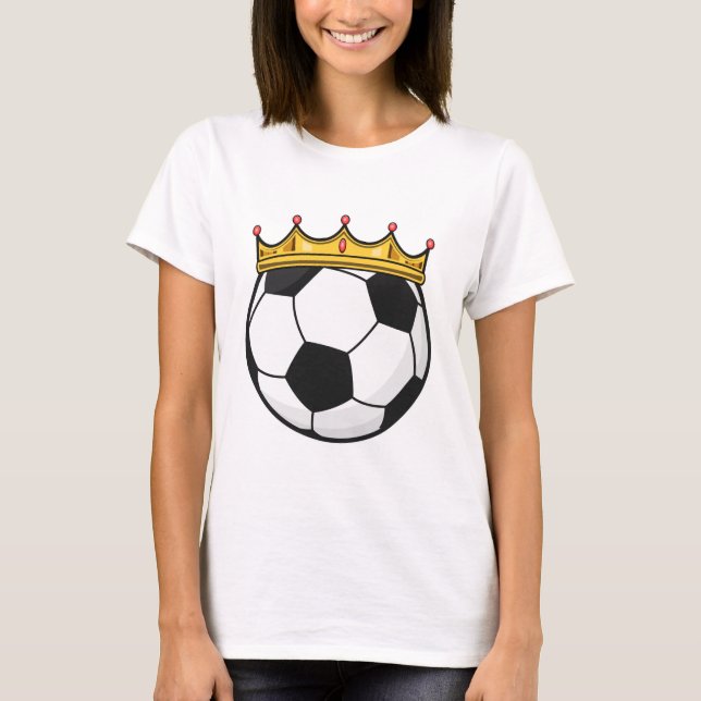 Soccer Crown Queen T-Shirt (Front)