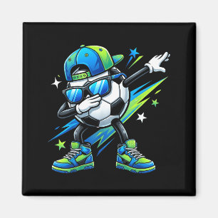 Soccer Dabbing Srts Cool Boys Girls Game Day Srt Magnet