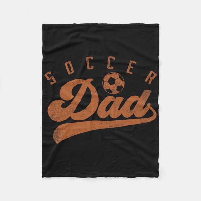 Soccer Dad _2  Fleece Blanket (Front)