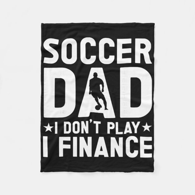 Soccer Dad _3  Fleece Blanket (Front)