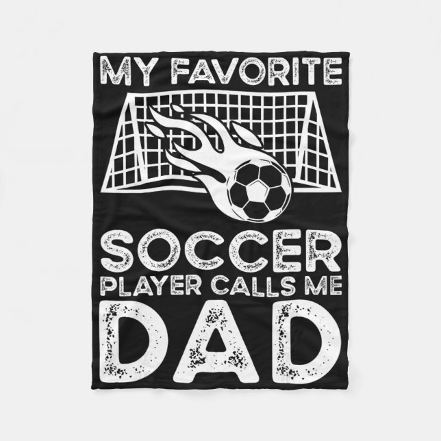 Soccer Dad _6  Fleece Blanket (Front)