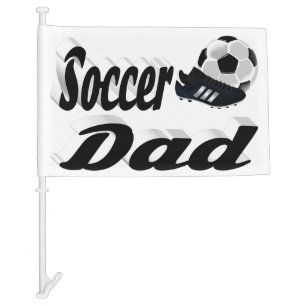 Soccer Dad Car Flag