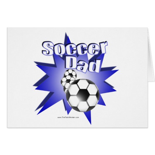Soccer DAD Cards (Front Horizontal)