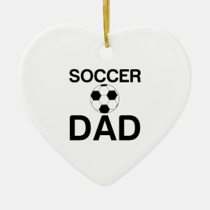 SOCCER DAD CERAMIC ORNAMENT