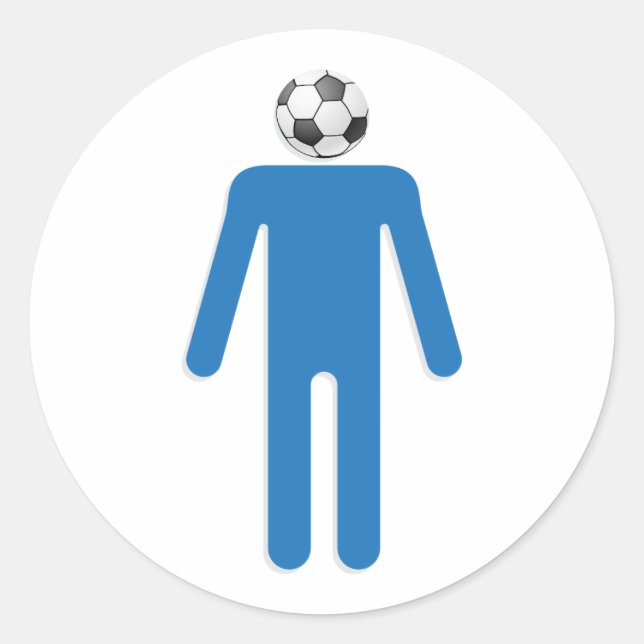 Soccer Dad Classic Round Sticker (Front)