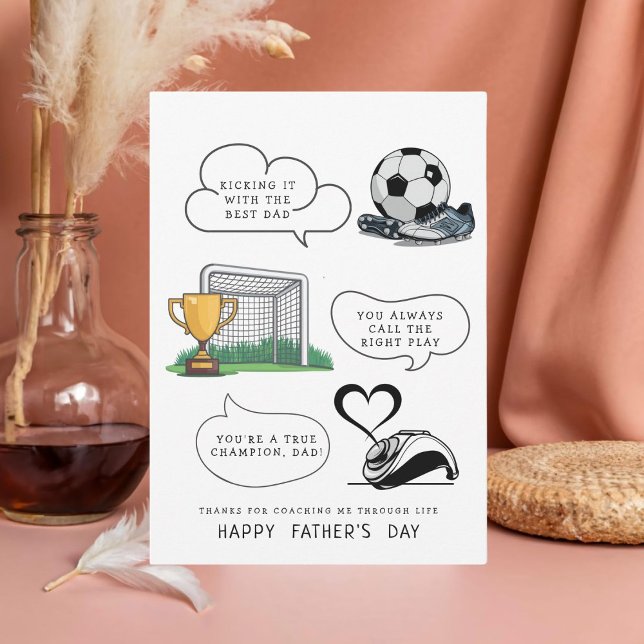 Soccer Dad Father's Day Card  (Creator Uploaded)