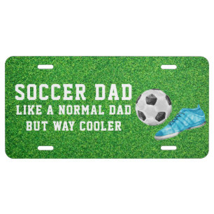 Soccer Dad Father's Day License Plate