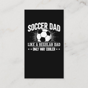 Soccer Dad Forward Defender Goalkeeper Father Business Card