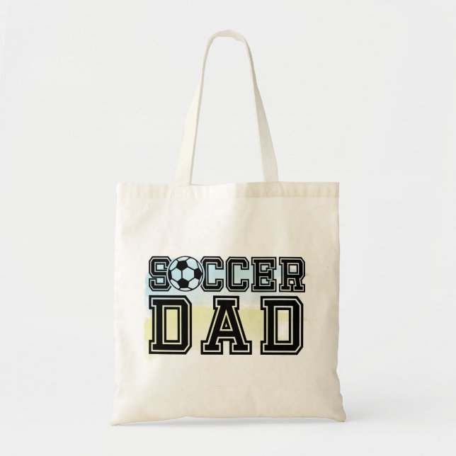 Soccer Dad Gift Tote Bag for Dad (Front)