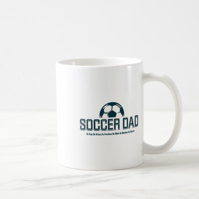 Soccer Dad He Does Everything Fun  Coffee Mug (Right)