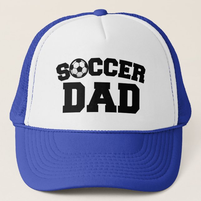 Soccer Dad Men's funny Trucker Hat (Front)